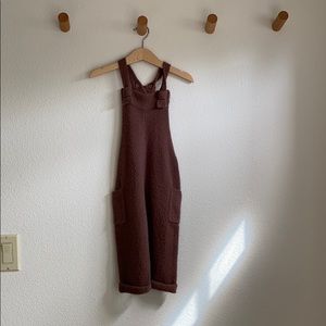 Zara baby knitwear overalls